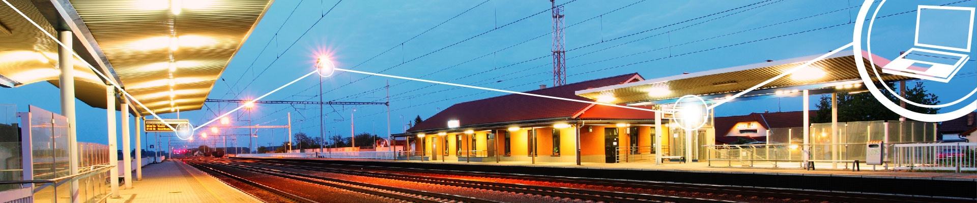 Train Station Eurotech IoT/M2M platform