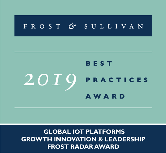 IoT Platforms - Global - Growth, Innovation and Leadership Frost Radar Award 2019