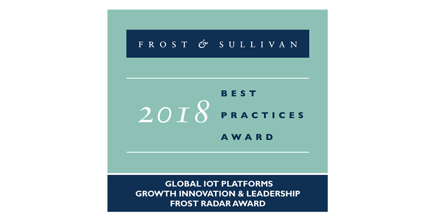 IoT Platforms - Global - Growth, Innovation & Leadership Frost Radar Award 2018