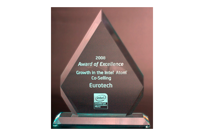 Award of Excellence for Growth in Intel® Atom™ Co-Selling 2008