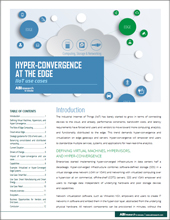 L'Hyperconvergence en bordure - Cas d'utilisation IIoT