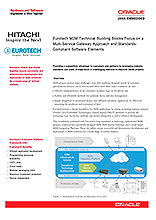 Eurotech M2M Technical Building Blocks focus on a Multi-Service Gateway Approach and Standards- Compliant Software Elements