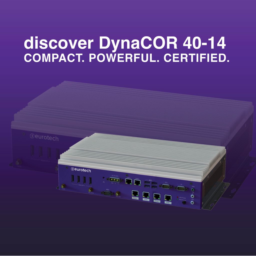 Eurotech launches DynaCOR 40-14: Automotive-certified fanless edge AI computer for connected and autonomous vehicles intelligent operations